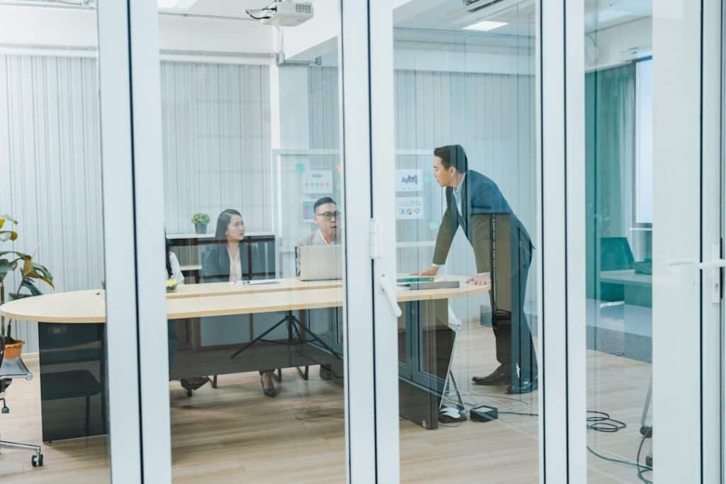 business meeting in modern office with glass walls 2026 01 09 07 52 57 utc