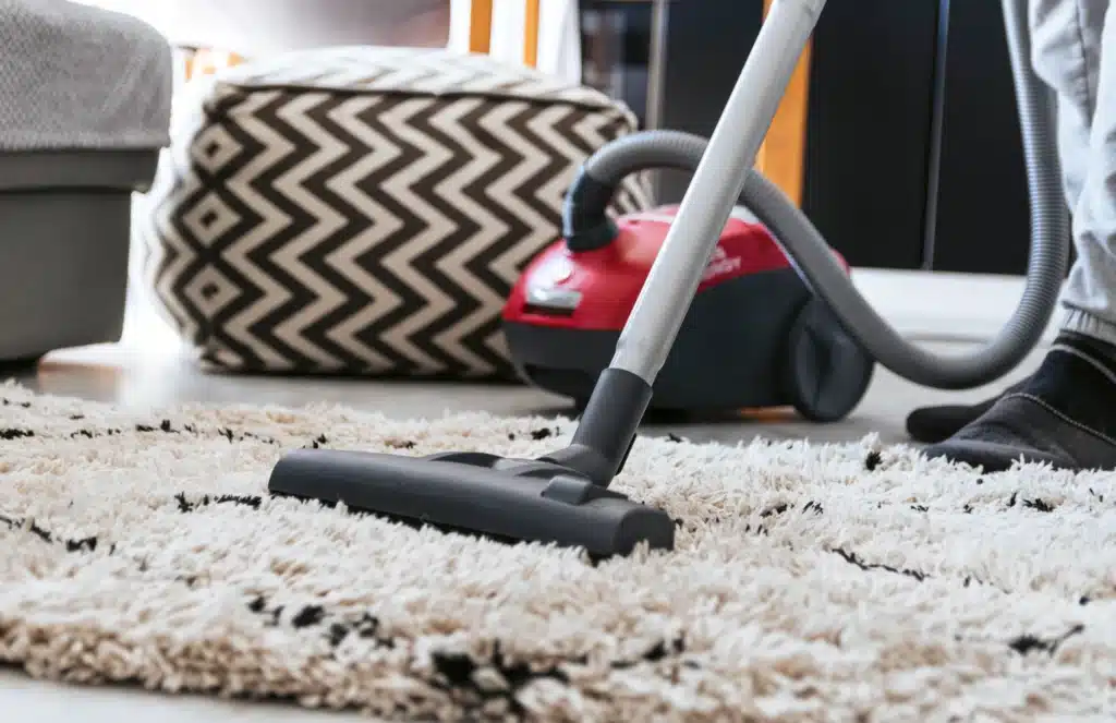 close up image of person vacuuming a carpet at hom 2026 01 08 05 28 55 utc
