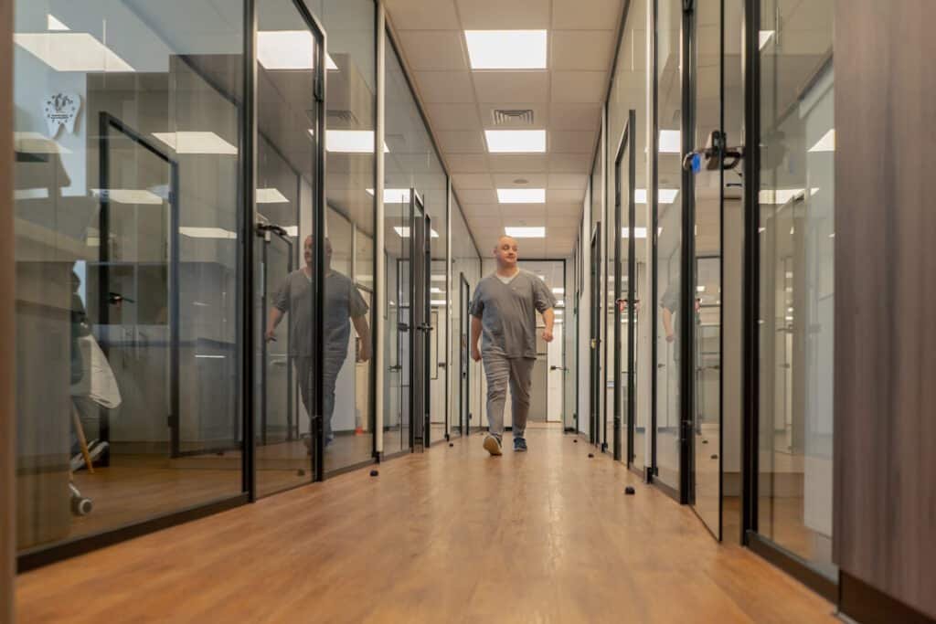 corridor professional laboratory for making dental 2026 03 16 01 25 33 utc