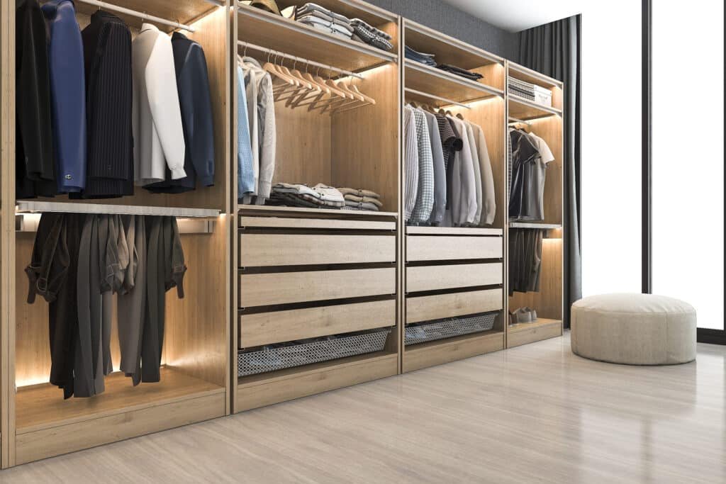 modern scandinavian white wood walk in closet with 2026 03 17 08 58 07 utc