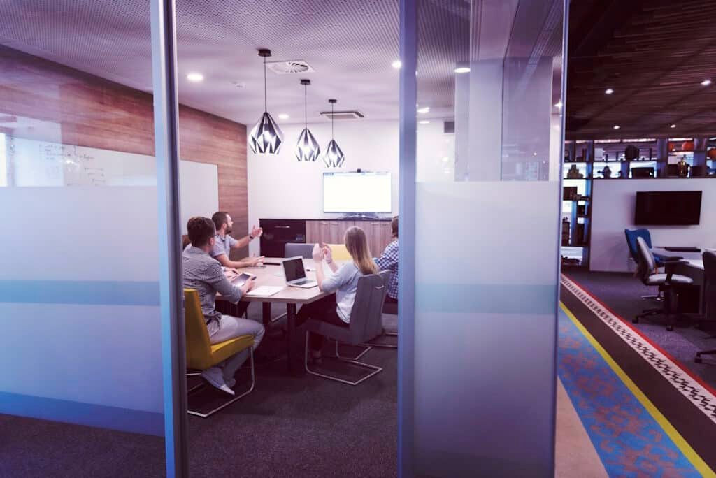 office colleagues meet in modern conference room 2026 03 18 02 47 21 utc