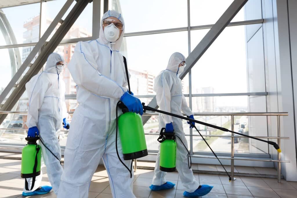 team in protective suits sanitizing public indoor 2026 01 08 23 10 41 utc